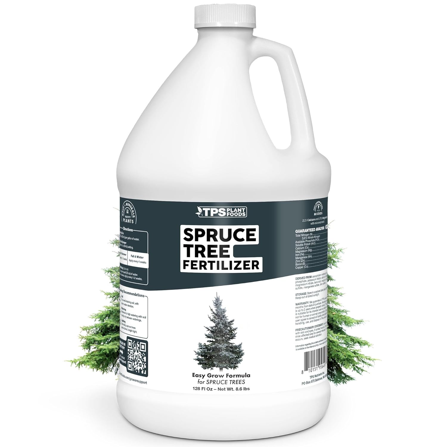 Spruce Tree Fertilizer – Liquid Plant Food for Rich Green Needles, Stronger Roots & Healthy Evergreen Growth, 32 oz