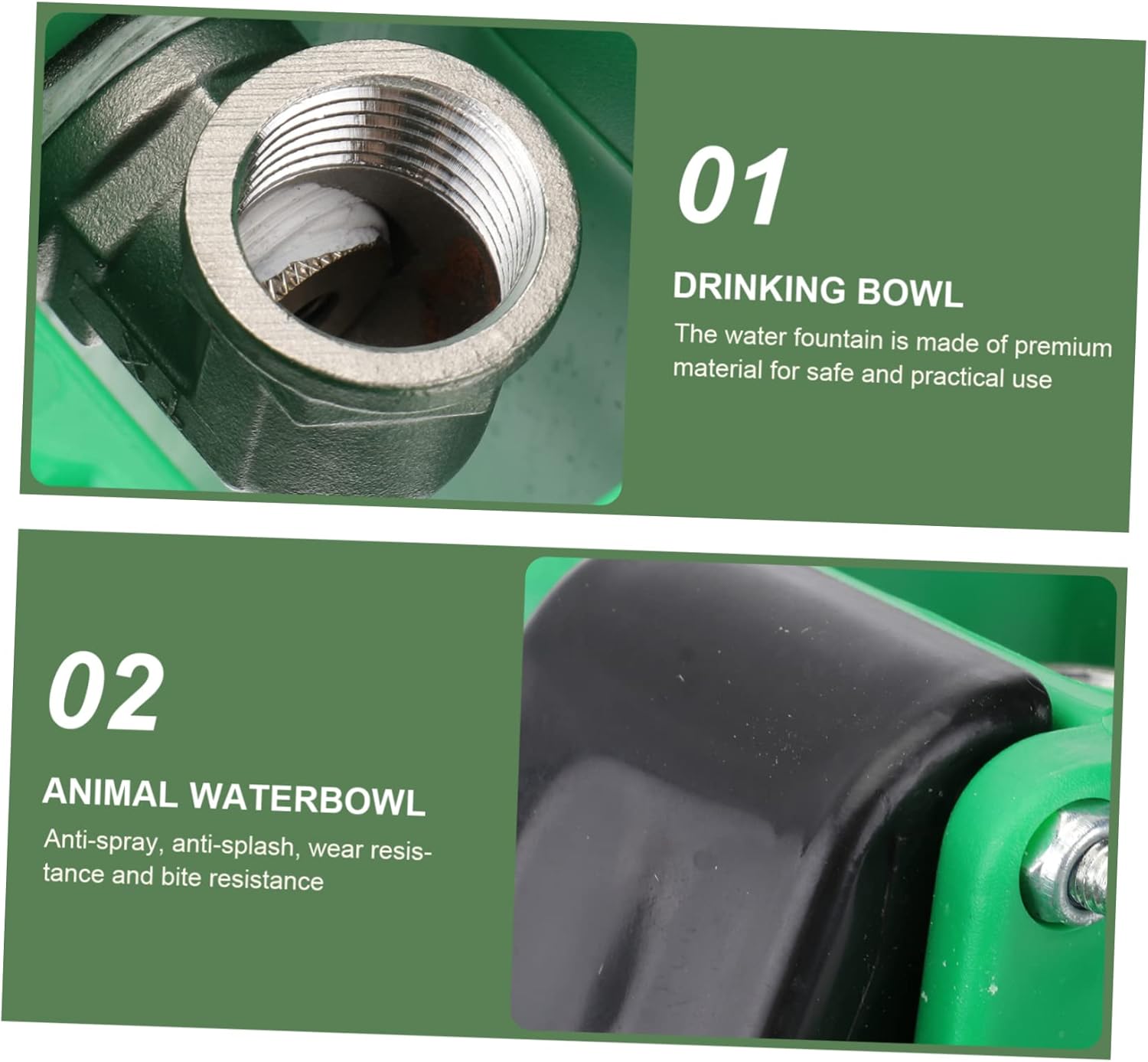 Plastic Livestock Drinking Bowl Large Cow Water Bowl Automatic Water Feeder for Livestock