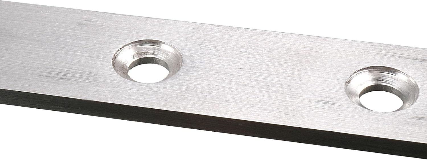 uxcell Repair Plate, 245mmx20mm, Flat Fixing Mending Corner Brace Bracket Connector, Pack of 2