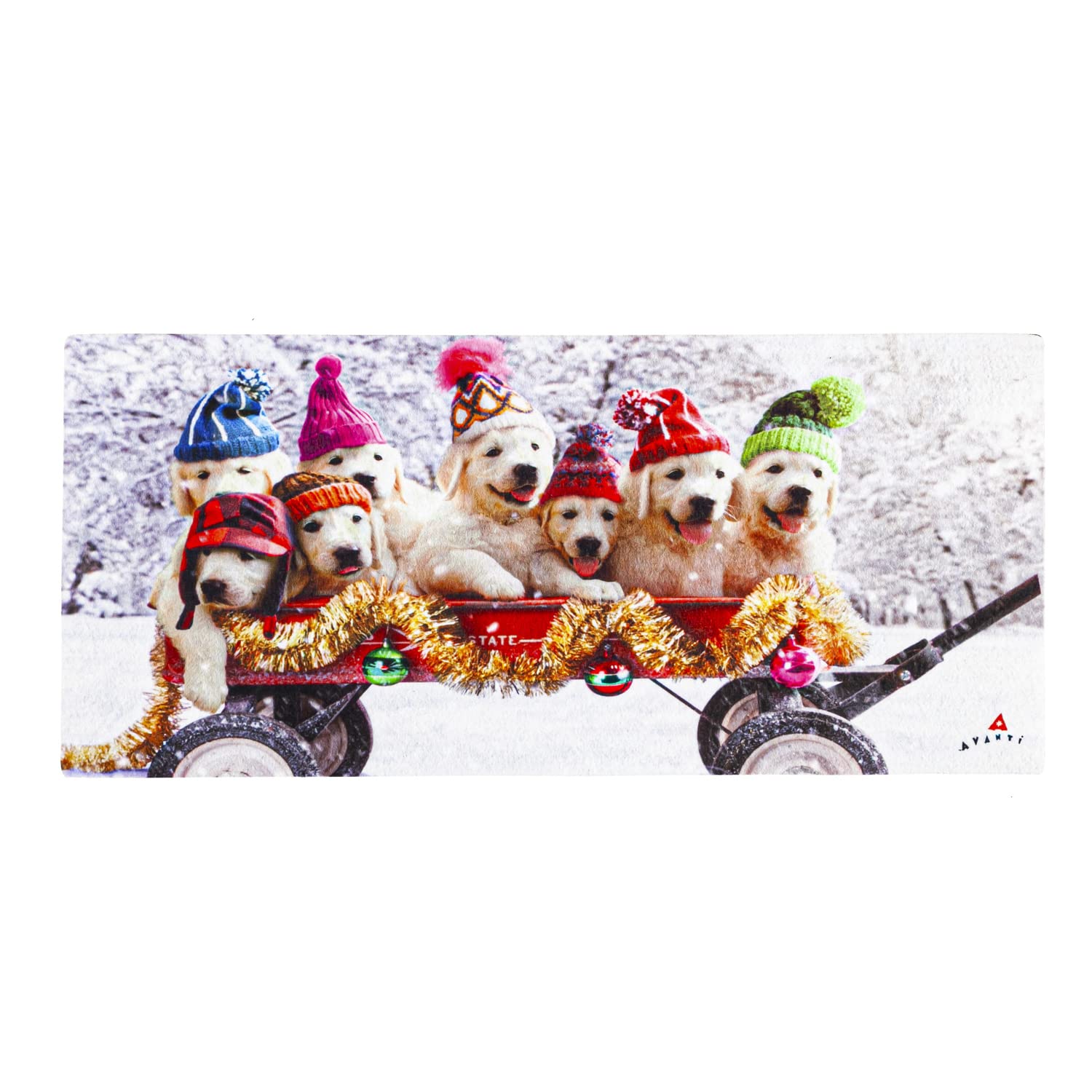 Amazon.com: Evergreen Sassafras Bundled Up Puppies Interchangeable 