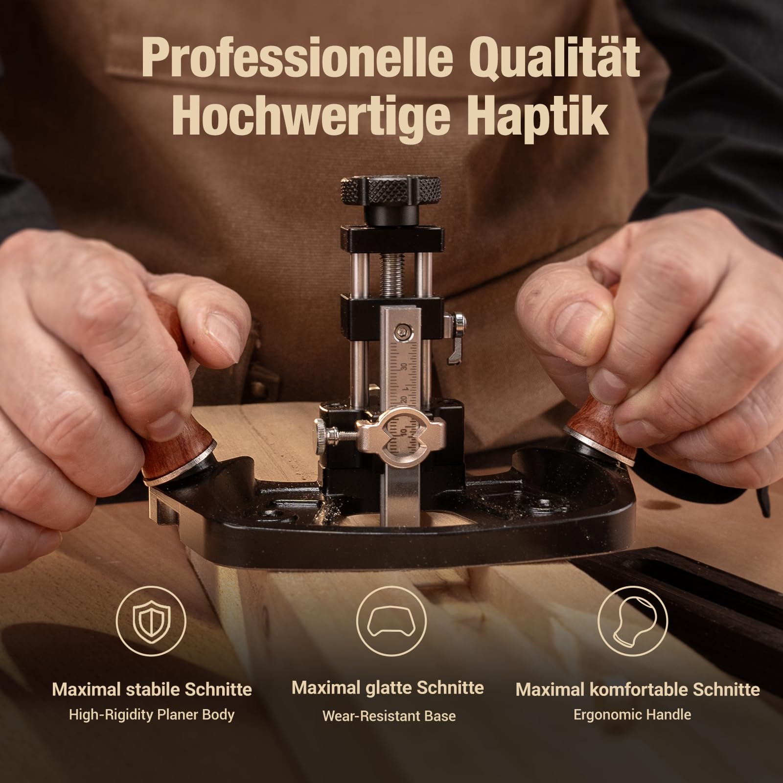 HONGDUI KM-17 PRO Router Hobel Holzbearbeitung Oberfräse Hobel zum Stimmen von Tischlereien, Schneiden von Nuten, Einsteckrillen