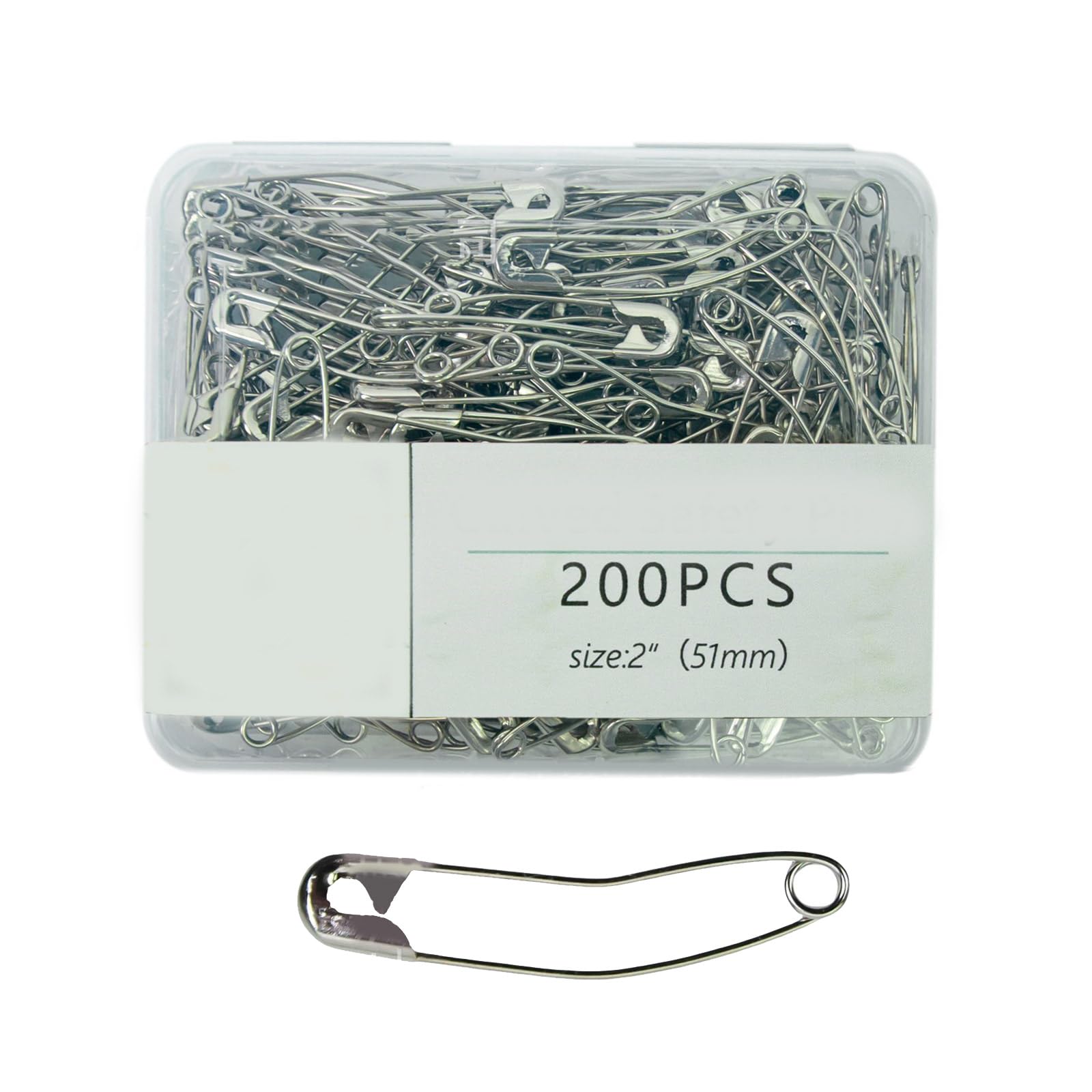 200Pieces Quilting and Basting Pin Curved Pin Rust Steel Pin for Clothing Sewing Project 38MM Or 51MM