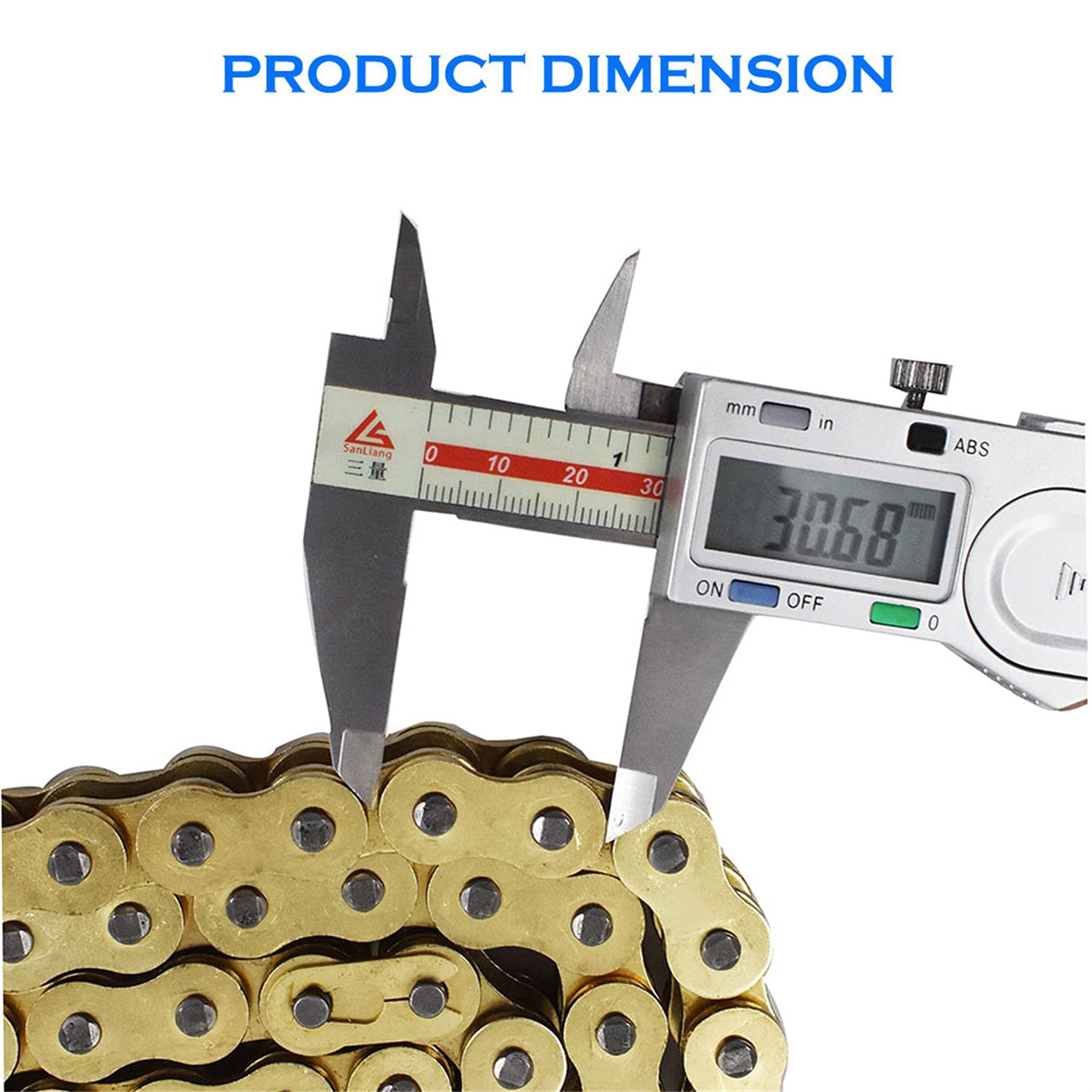 Amazon.com: labwork Drive Chain Gold Color with O-Ring 525