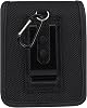 Funda de transporte para Innioasis Y1 Y2 MP3 Music Player -Negro | Estuche de nailon con clip de cinturón y mosquetón, compatible con Innioasis Y1 Y2 2.4" MP3 Music Player 7