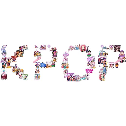 K-Pop Demon Hunter Vinyl Stickers Set