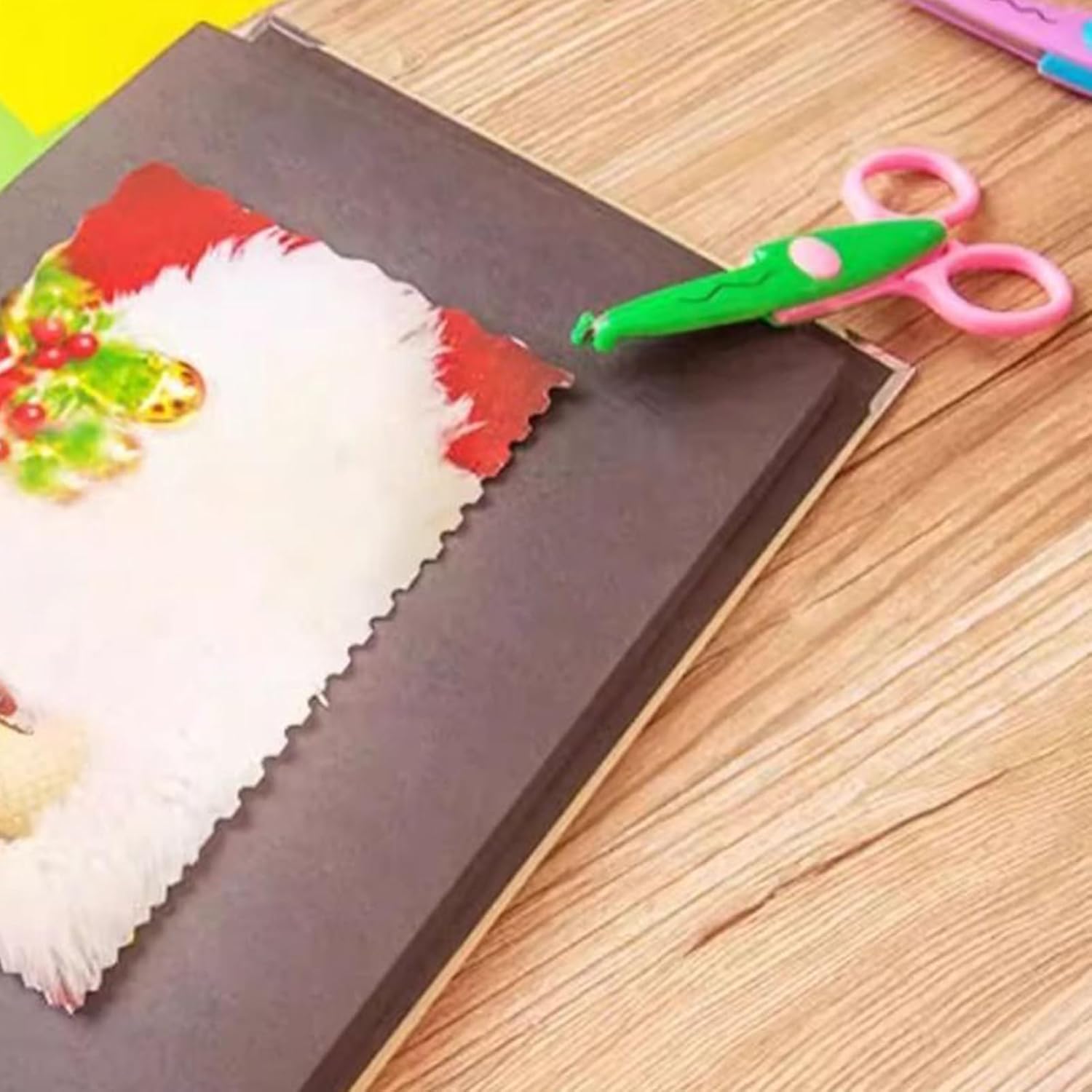 子供用穴あけパンチ | ホールエンボスカッターキット - 装飾用形状カッター 可愛いパンチで作品を彩る デザイン穴あけに,グリーティ