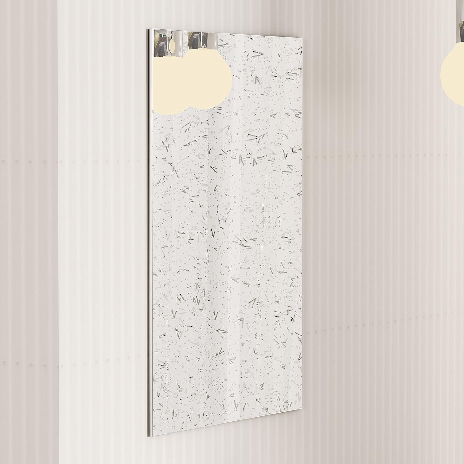 Bathroom Mirror Various Shapes Option with or Without LED Styles to Fit Bathroom or any Room of the House 50 x 75cm Smooth Mirror