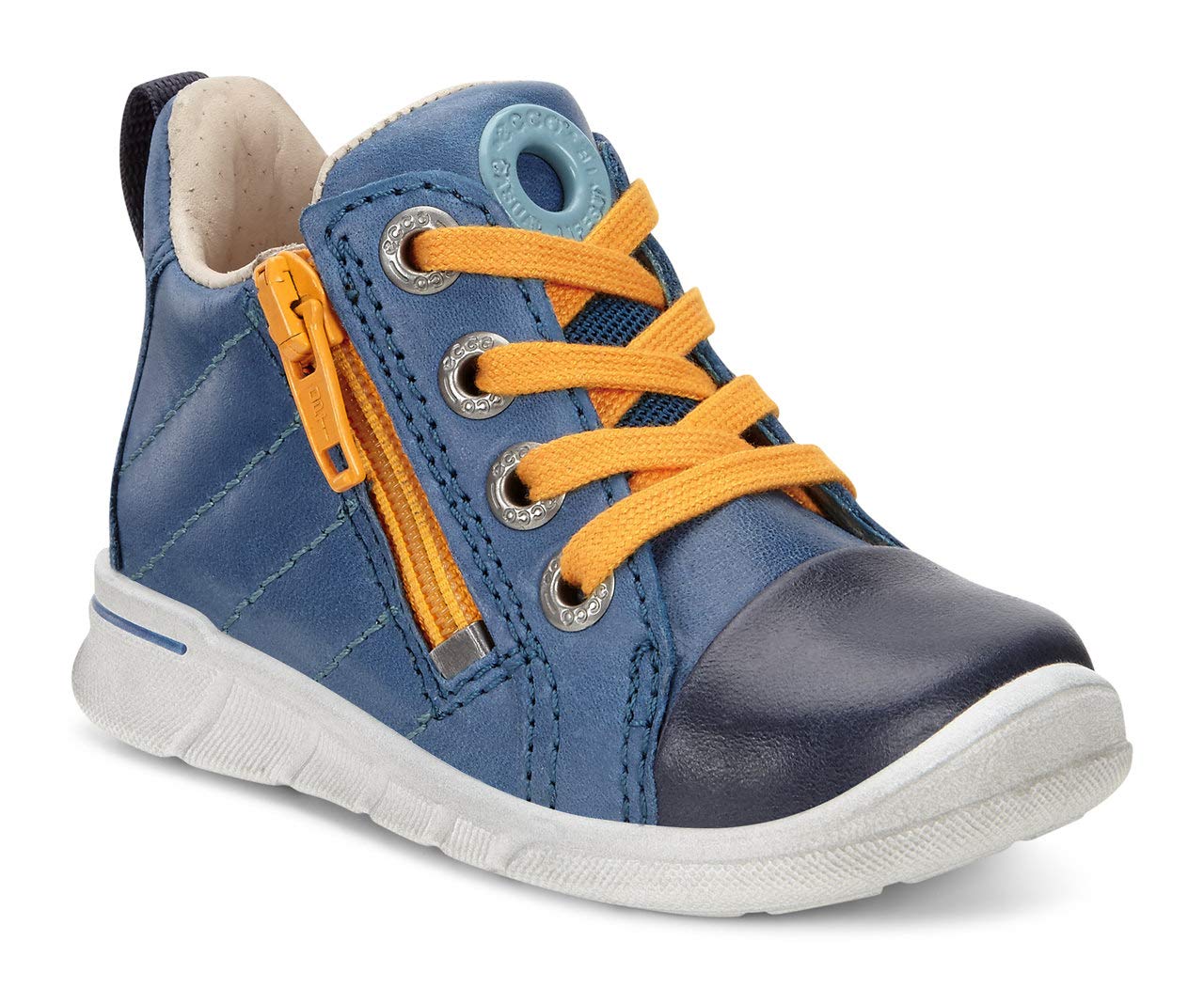 ECCO First - Baby - Kids Learn to Walk Shoes, Blue 50278marine Poseidon, 23 EU