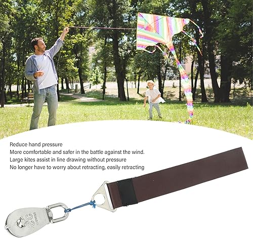 Miniatura 2 de Herramienta de prensa de cuerda de cometa, reduce la presión de la mano de metal y Oxford Rapid Spin Metal Tirador de prensa de cuerda para cometas