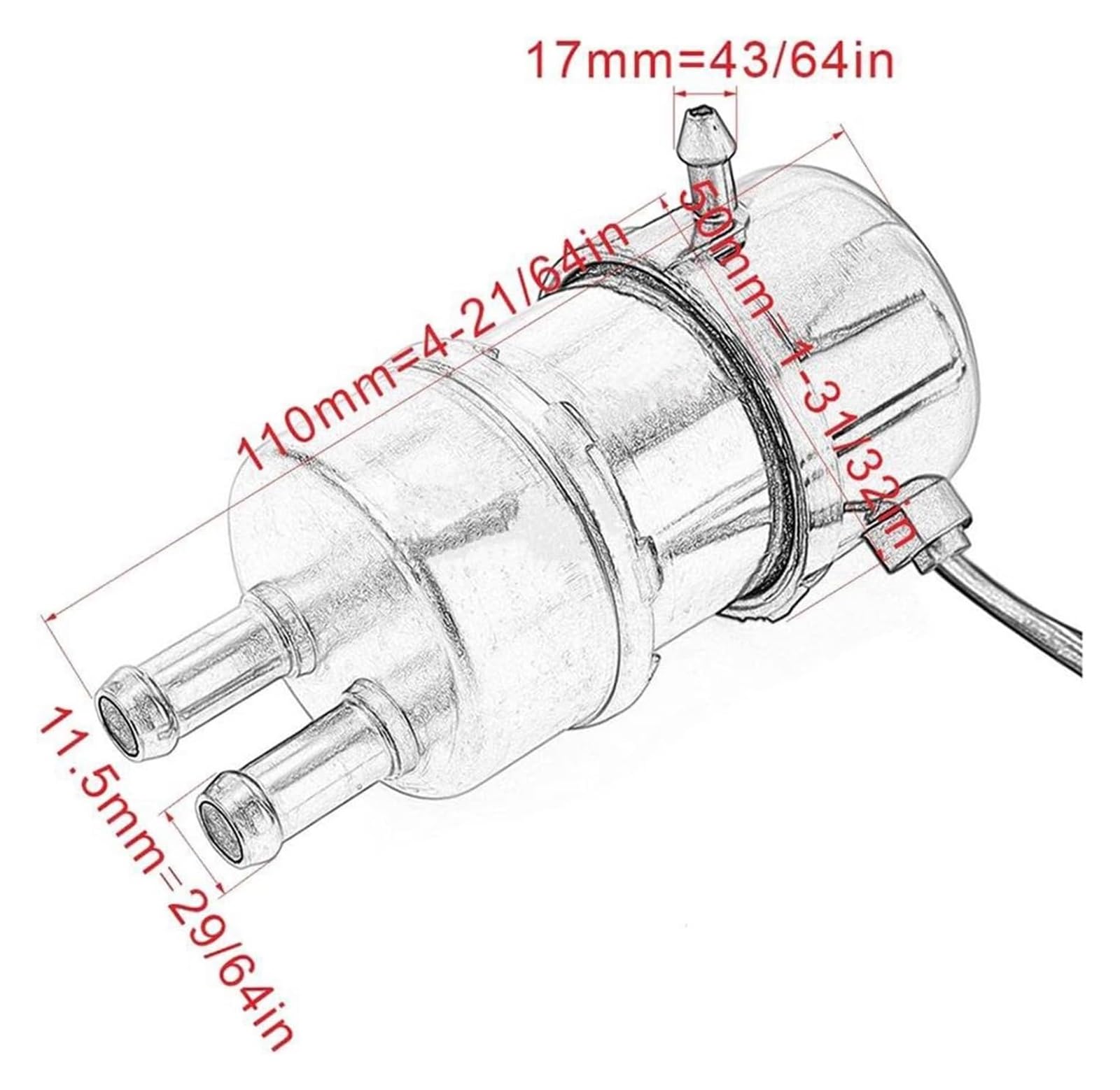 Valve d'Essence Moto Pour VT750C2 Pour VT750C Pour VFR750F Pour GL1200 Moto Pompe À Essence Réservoir Robinet Valve Interrupteur 16710-MBA-611 16710-MBA-612