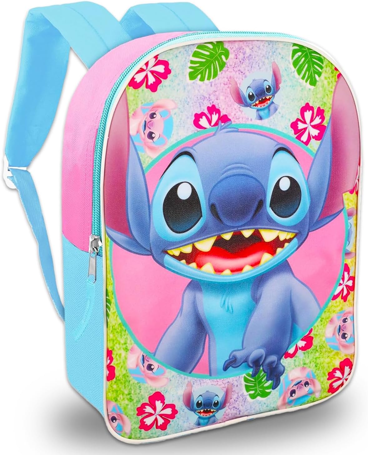 Stitch Backpack Set - Bundle of 15" Disney School Bag, Water Bottle, Stickers, More | Lilo and Stitch School Supplies for Kids, Boys and Girls - Image 2