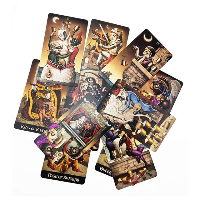 Foto 3 de 5 de KELUNIS Cartas del Tarot Y Guía De Deviant Moon