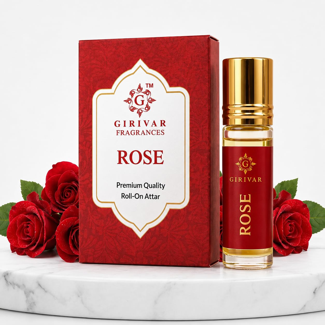 GIRIVAR FRAGRANCES Men Rose Attar L 10 Ml Roll-On Bottle L Long Lasting-image-13