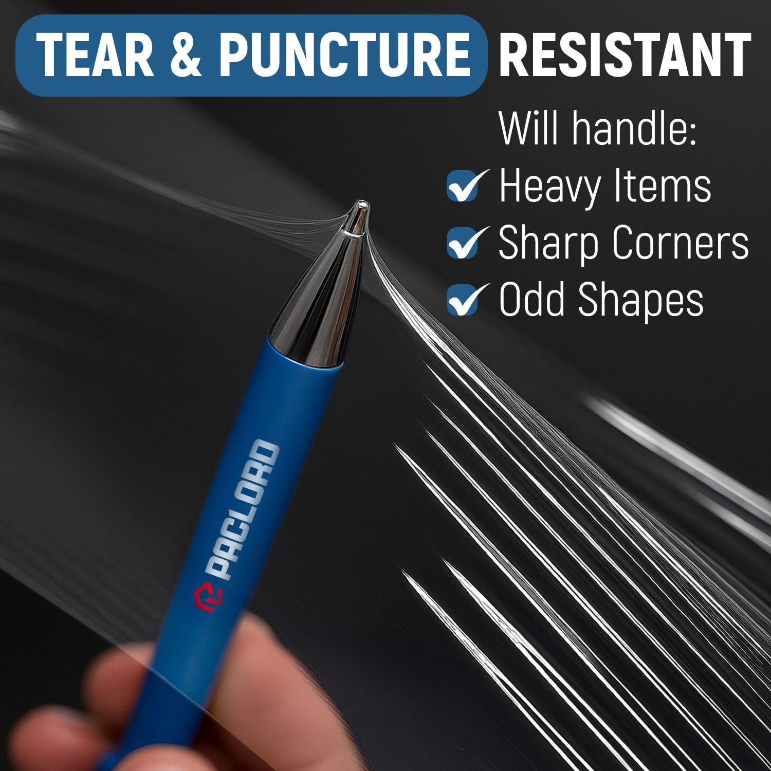 5” x 1000’ Stretch Wrap Mini 12 Rolls with Handle – Clear Plastic Stretch Film 80 Gauge, 500% Elongation, Heavy Duty Shrink Wrap for Moving, Packing & Shipping
