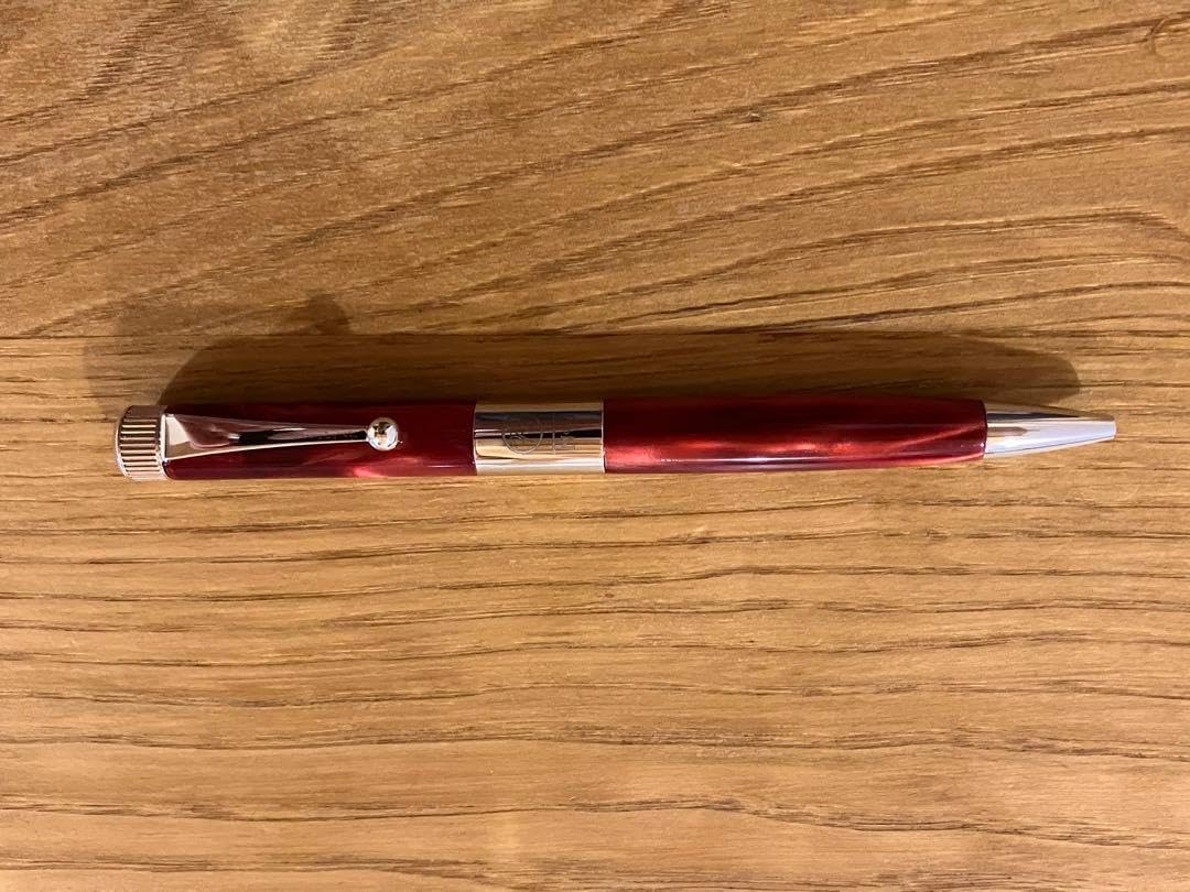 伊東屋 ロメオ No.3 ボールペン イタリアンレッド 細軸