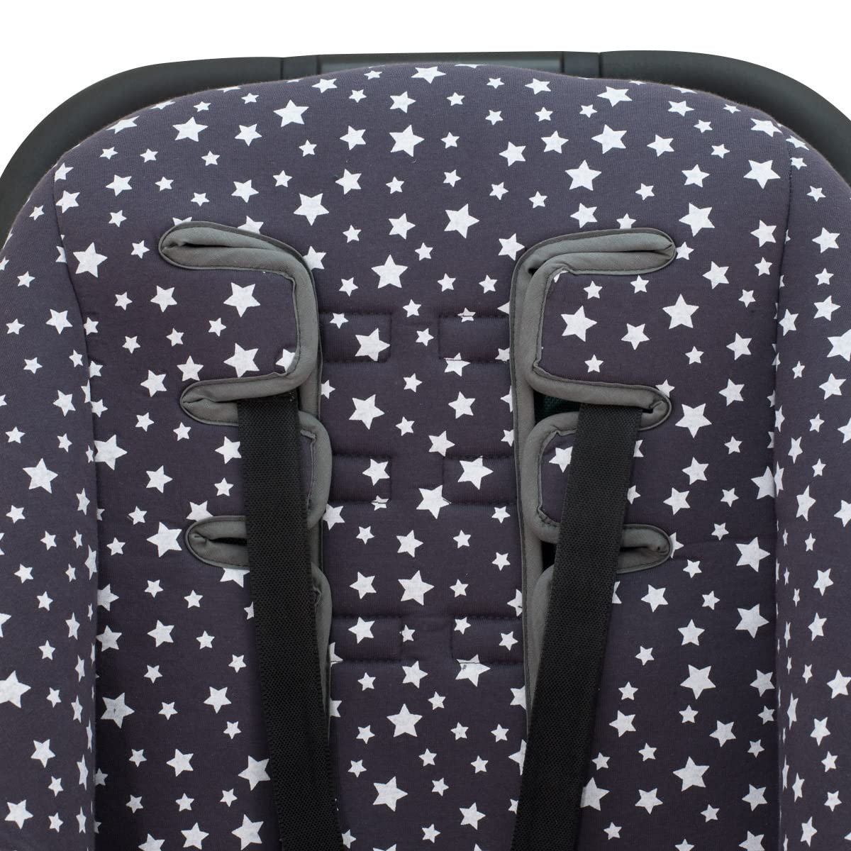 JYOKO Kids Universal 100% Cotton pram Liner for Stroller Compatible with UPPABABY Vista and Cruz (Winter Sky) - Image 3
