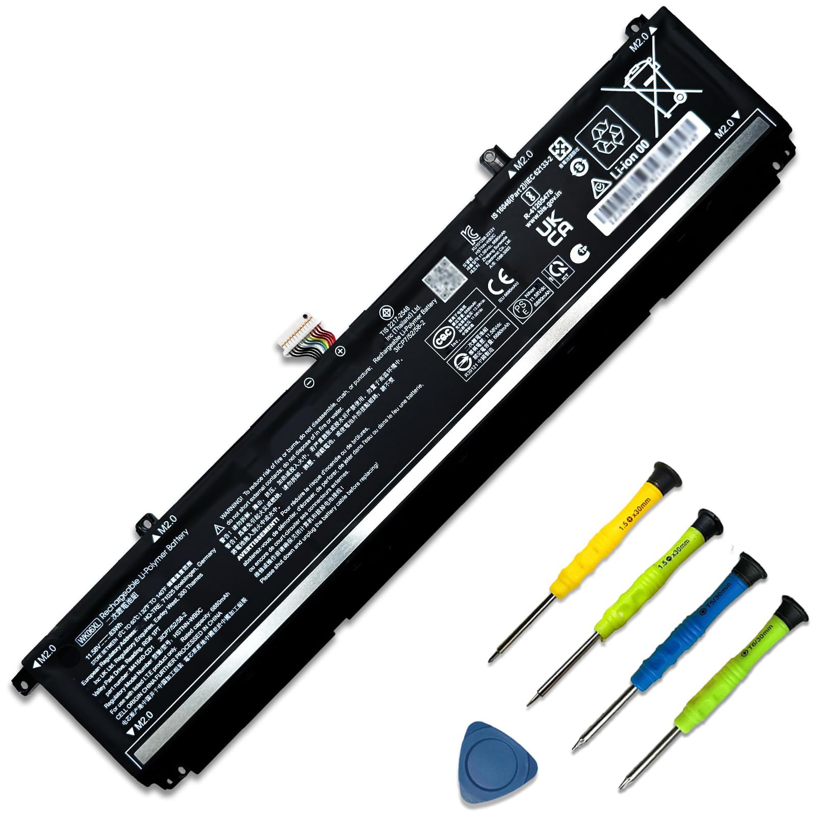 Amazon.com: WK06XL M41711-005 Laptop Battery for HP Omen 16-wf 16
