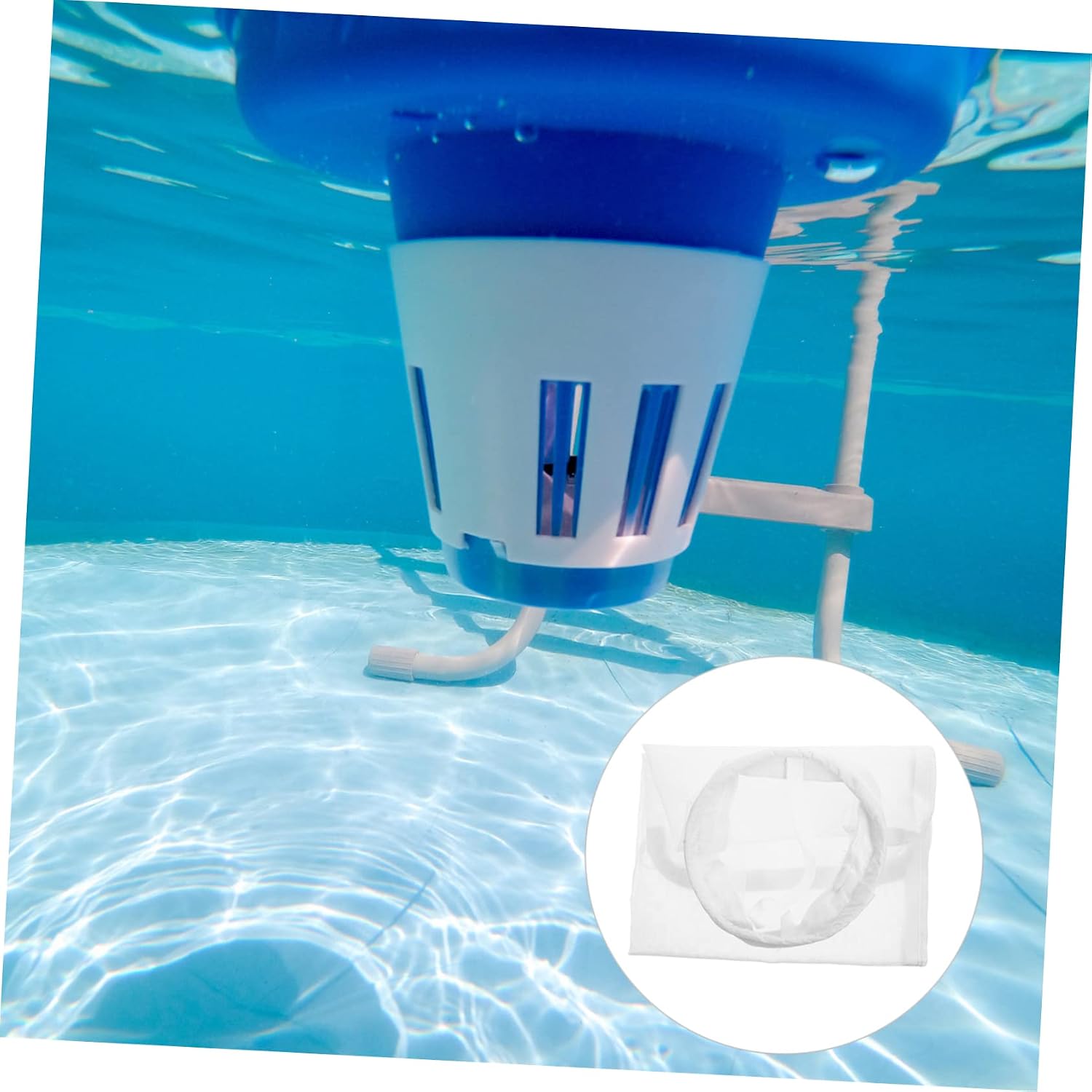 4pcs Reusable Swimming Cleaning Bag for Skimmers Protects Pump Keeps Pool Clean for Debris Hair Removal