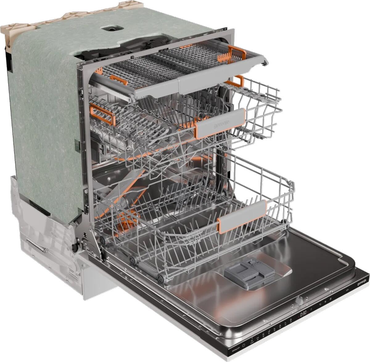 Gorenje GV663A66 zmywarka/urządzenie do zabudowy z przodu nie wchodzi w zakres dostawy/wyprodukowano w UE 60 szerokości/16 nakryć wymiarowych/8 programów/TotalDry/program nocny/status LED światło/EEK: