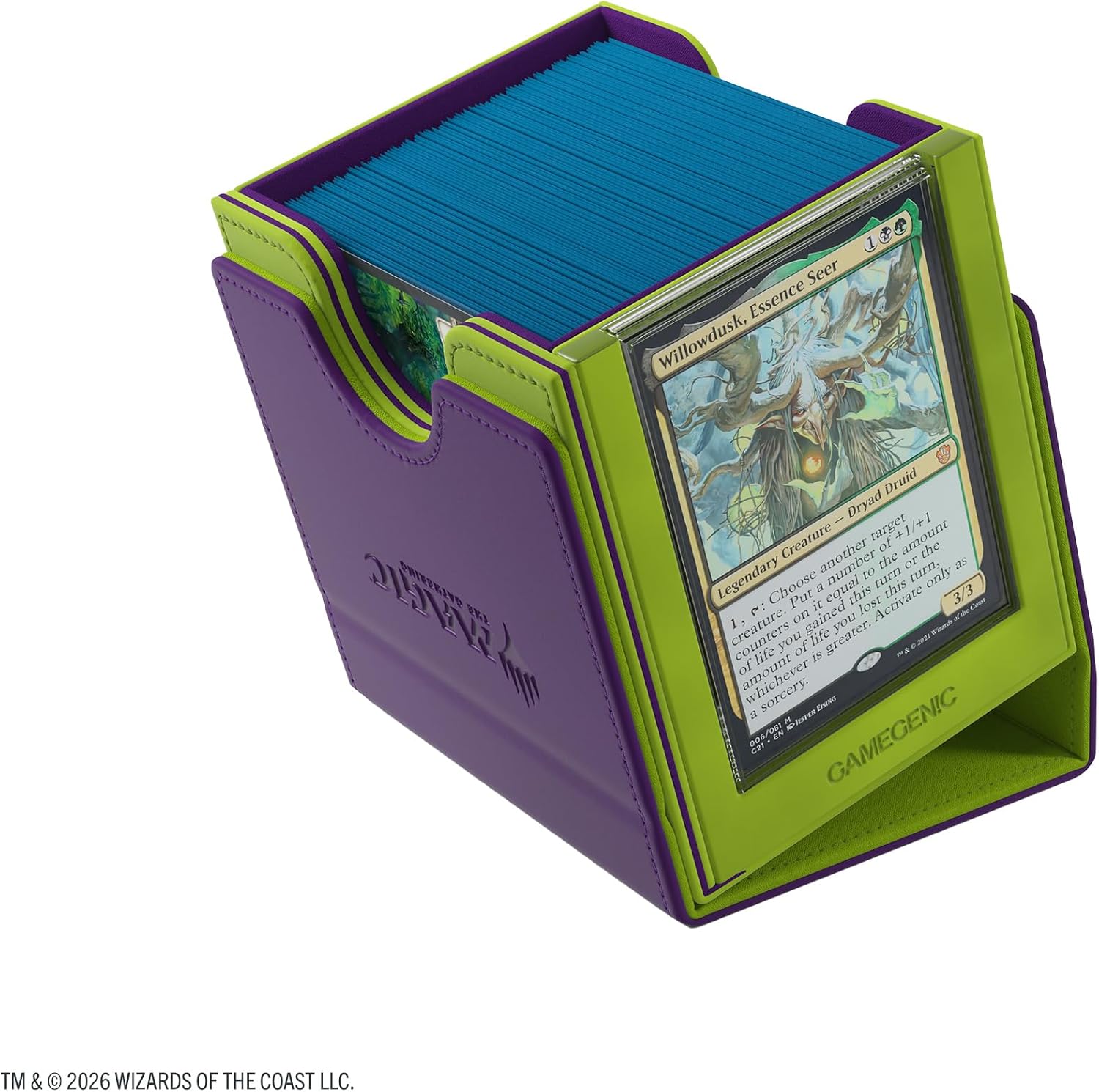 Gamegenic Magic: The Gathering Secrets of Strixhaven Sidekick PRO 100+ XL - Convertible Deck Box, Holds 100+ Double-Sleeved Cards, Sideloading Commander Display