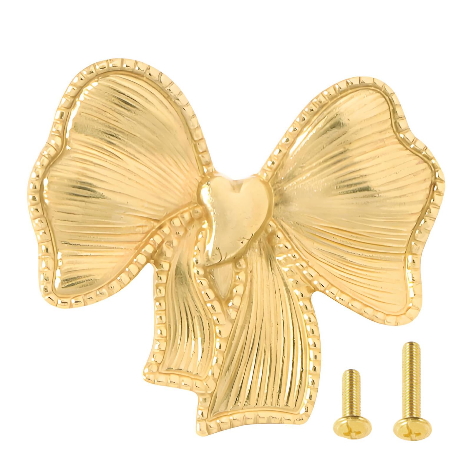 Mekalero Primary Color Romantics Heart Shape Brasses Drawer Unique Furniture Handle For Bedroom Furniture Dresser Nightstand Durability Cabinet Pull