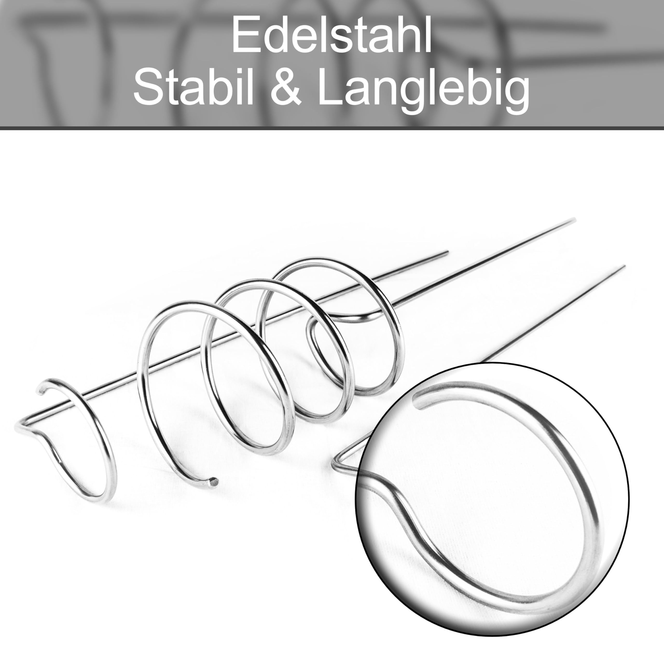Original Weinständer [Starter-Set] Edelstahl Flaschen- und Glashalter | Weingenuss für überall | Das Gadget beim Picknick am Strand im Garten und beim Camping (Starter-Set)