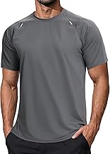 EKLENTSON Sports T-Shirts Men's Short Sleeve Stretch Training Shirt Mesh Gym Shirts Quick-Drying Functional Shirt
