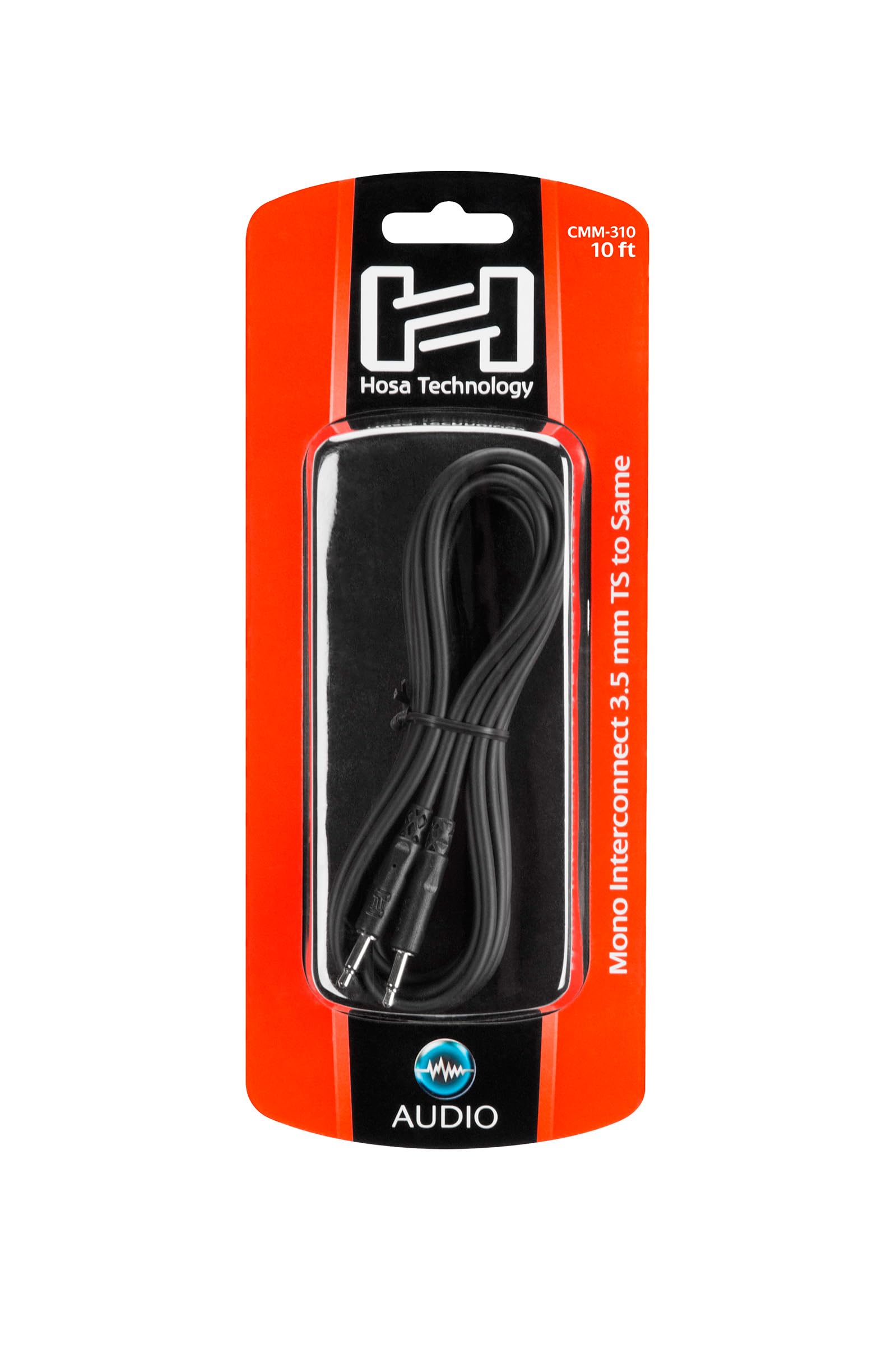 Amazon.com: Hosa CMM-310 Mono Interconnect, 3.5 mm TS to Same, 10