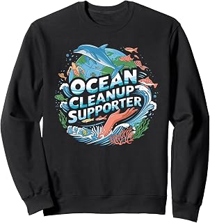 Ocean Cleanup Supporter Animals Conservation Sweatshirt