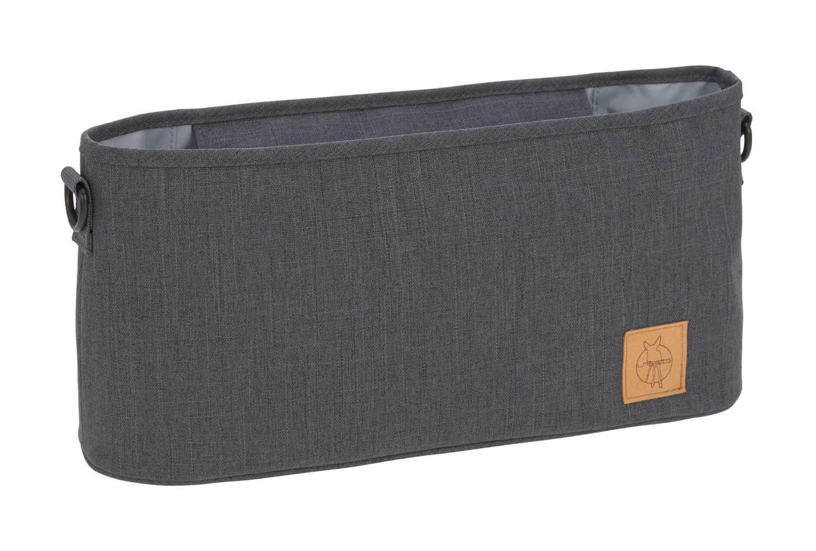 LÄSSIG Baby Kinderwagenorganizer Buggy Organizer Kinderwagentasche inkl. Kinderwagenbefestigung/Buggy Organizer Glam Goldie Anthracite