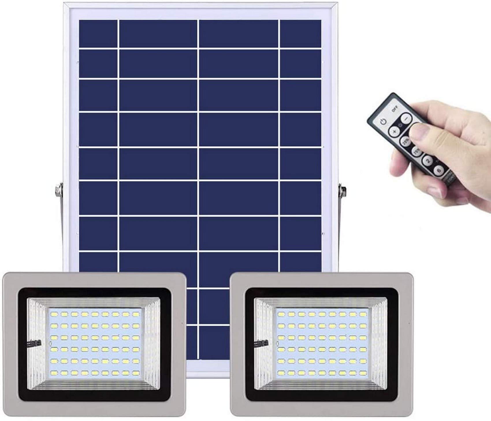 Jasny reflektor solarny LED Pilot zdalnego sterowania Solar Garden Light ściemniana jasność i harmonogram światło słoneczne wodoszczelne oświetlenie garażowe oświetlenie zewnętrzne Solar Street
