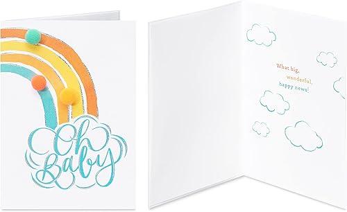 Miniatura 5 de Papyrus Paquete de tarjetas de boda y bebé, feliz para siempre después y paquete de alegría (4 unidades)