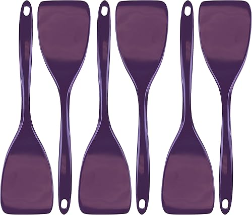 Miniatura 12 de Reston Lloyd Juego de espátulas de melamina duraderas de 6 piezas, color blanco