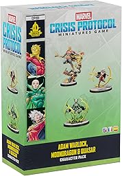 Atomic Mass Games | Marvel Crisis Protocol Adam, Moondragon and Quasar | Miniature Games | 2 Players | 90 Minutes