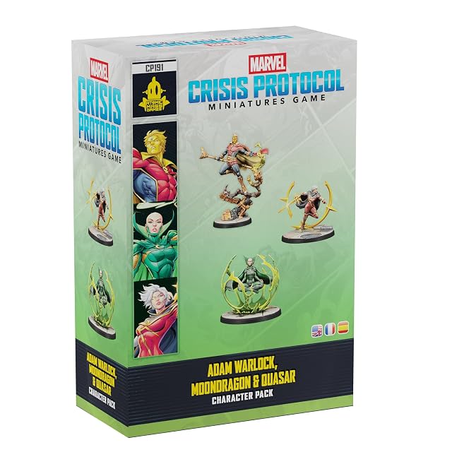 Asmodee Marvel Crisis Protocol: Adam Warlock, Moondragon & Quasar