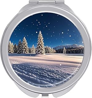 Portable Folding Travel Makeup Mirror, Pine T...