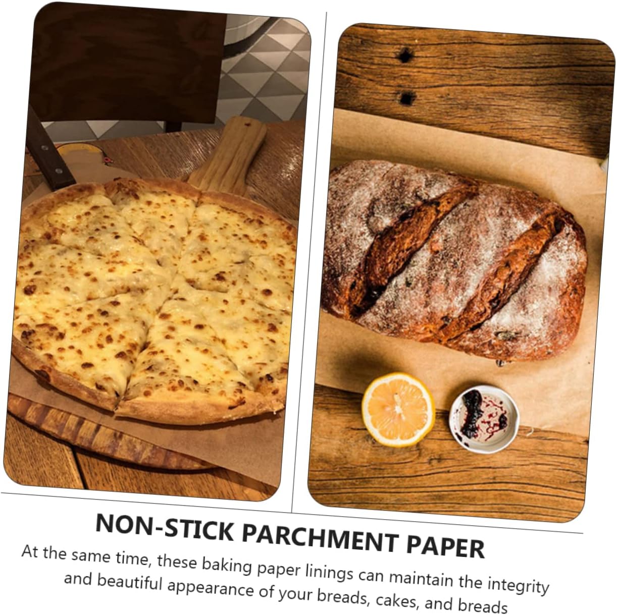 200pcs Non-Stick Parchment Paper Sheets for Air Fryer 30x20cm Baking Parchment Unbleached Kitchen Baking Paper for Steaming and Cooking