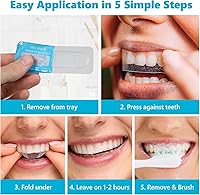 Vista 7 de Advanced dientes Blanqueamiento Tiras con tecnología Comfort Fit, 10 tiras