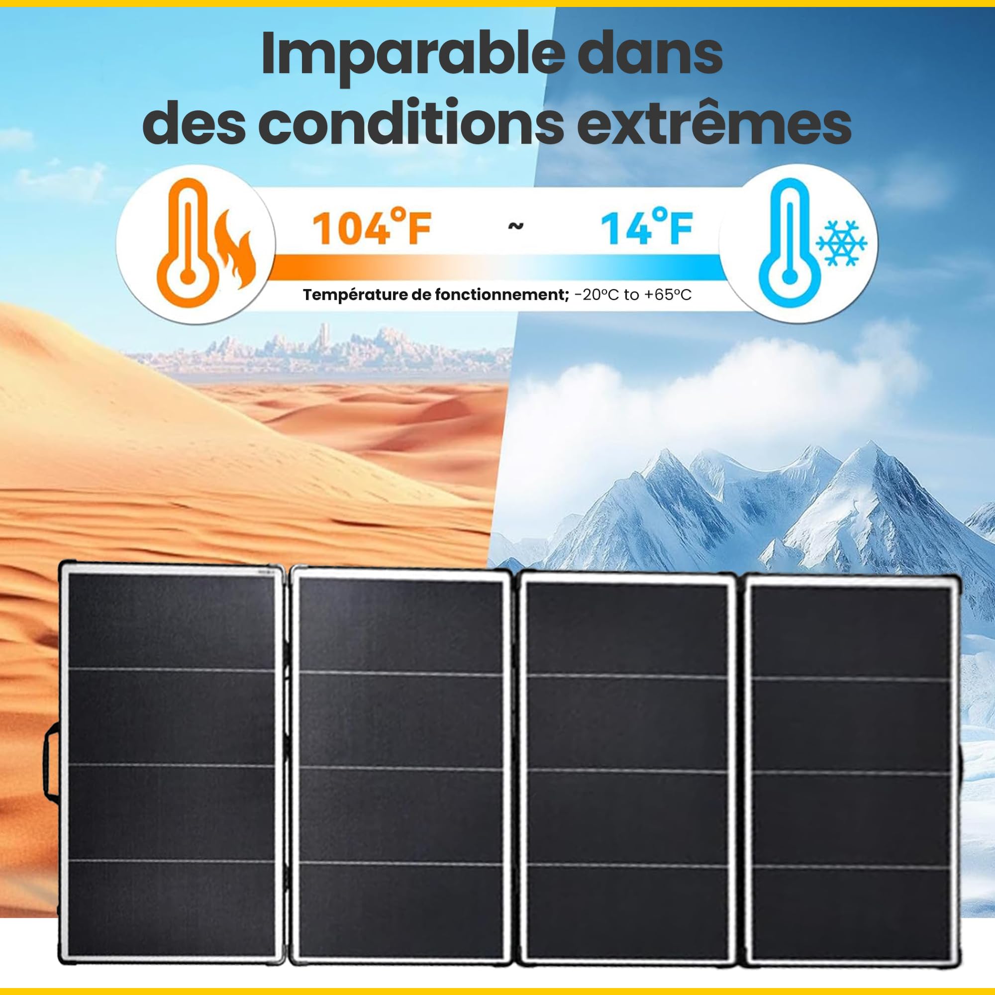 Offgridtec FSP-Max 400W 36V Panneau solaire pliable en mallette