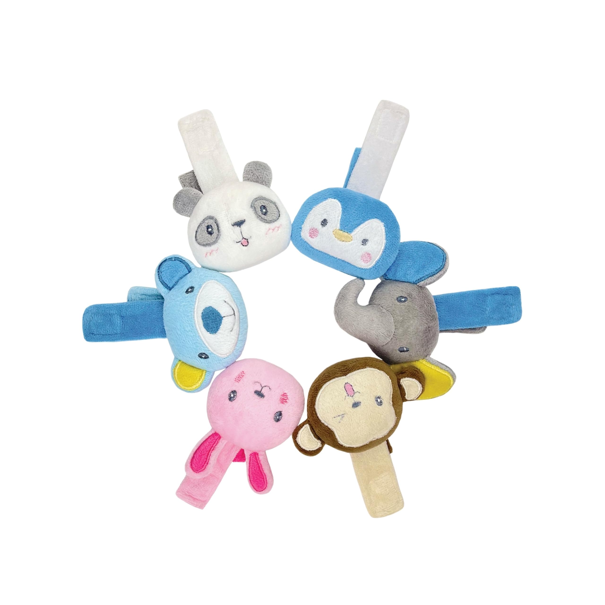 abracadabra Wrist Rattle Bpa Free, Brown For Newborns & Infants (18 X 11 X 4 Cm, 0+ Months, Monkey) - Image 4 thumbnail