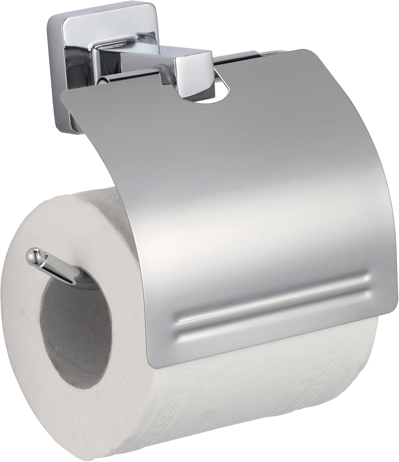 MSV "Lucca Toilet Paper Holder, Silver