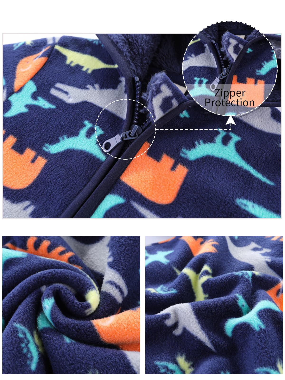 Bebés Niñas Niños Chaqueta Polar con Cremallera Otoño Invierno Abrigo Gruesa Ropa Caliente Para Niños Pequeños