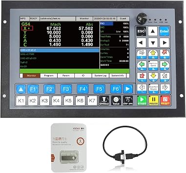 RATTMMOTOR CNC Control System 4-Axis DDCS Expert for CNC Milling Machines