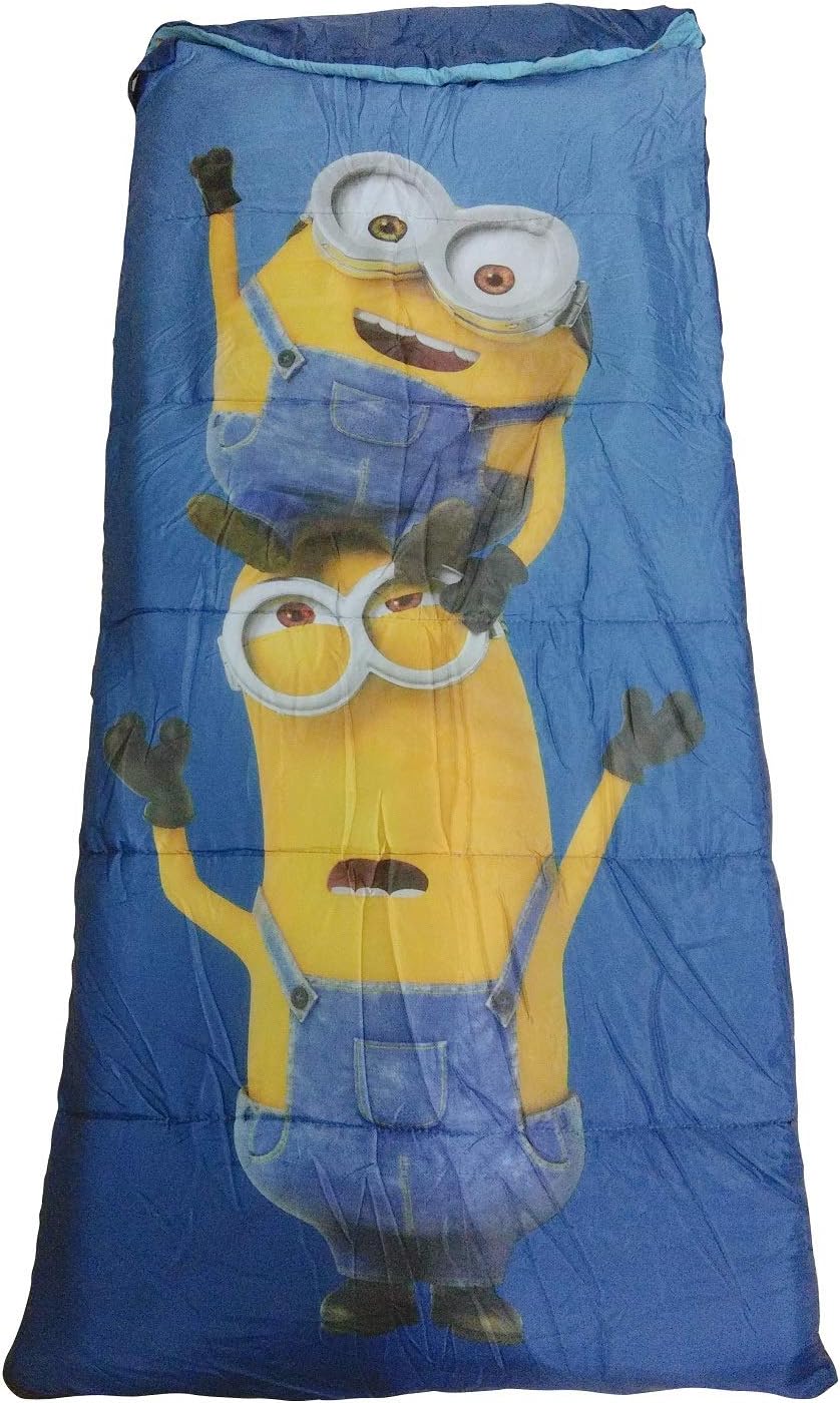 Veera Waterproof Minion Sleeping Bag Cum Mattress for Camping, Hiking and Adventure Trips for 1 Adult