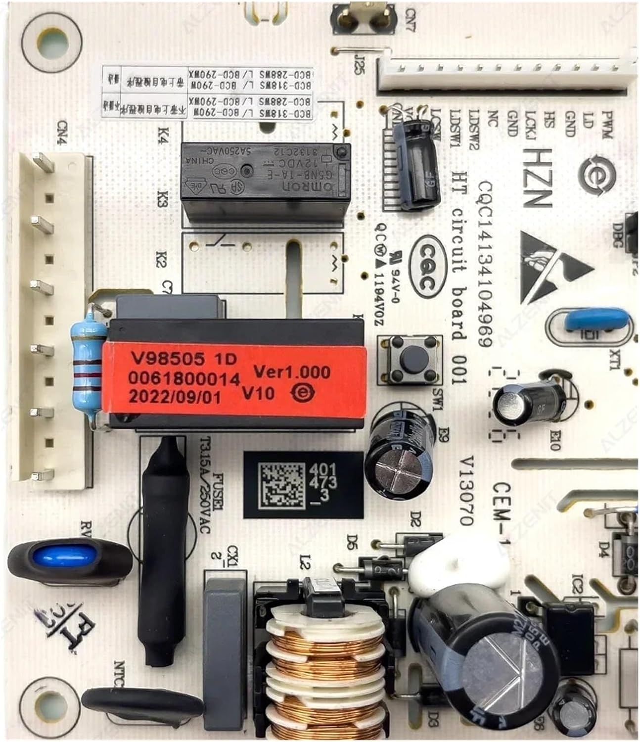 冷蔵庫制御ボード、ハイアールと互換性あり、0061800014 回路 PCB 冷蔵庫マザーボード冷凍庫部品マザーボード