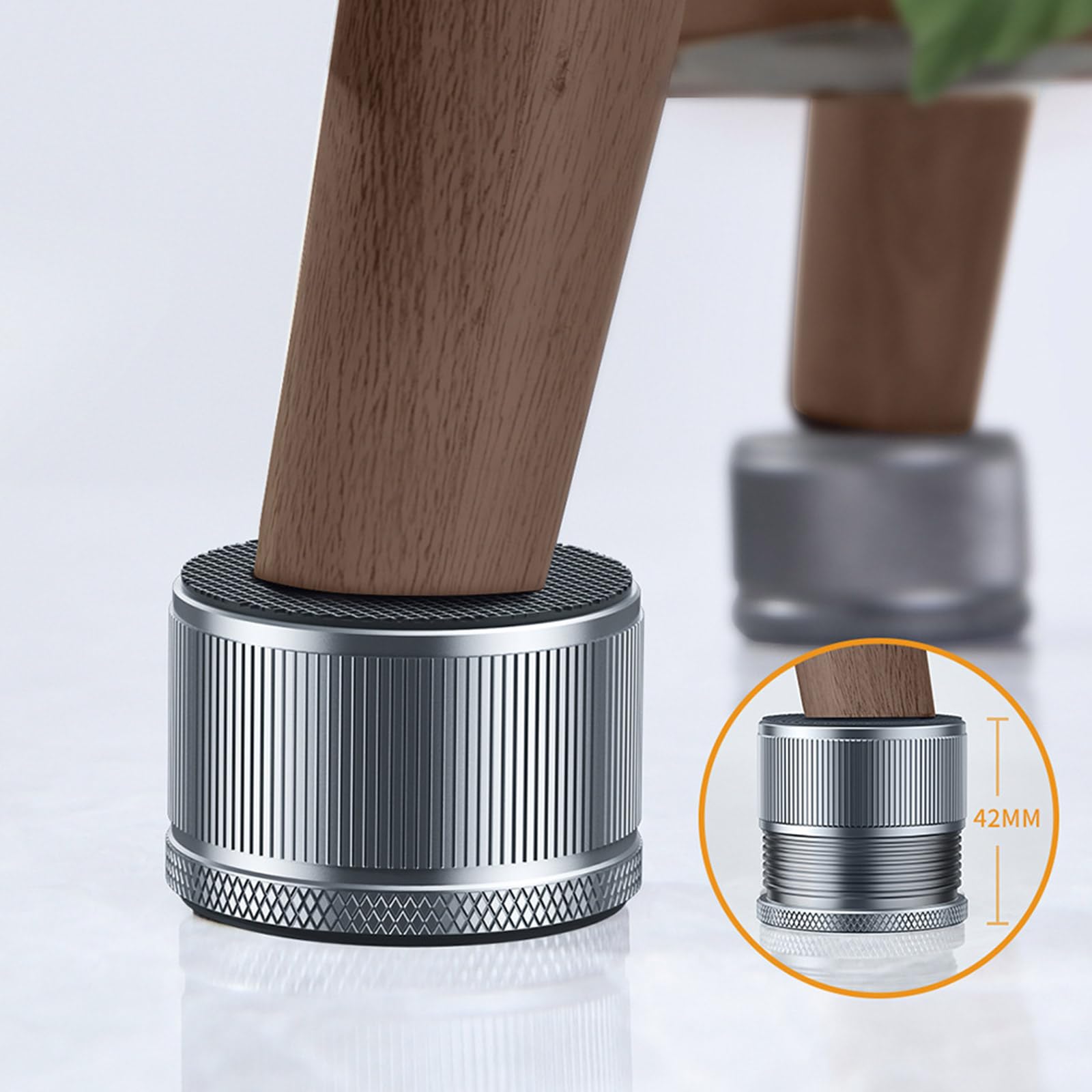 4 verstellbare Anti-Shake-Nivellierer für Waschgeräte, Betttischbeine, Bodenschoner, Waschmaschinenfüße