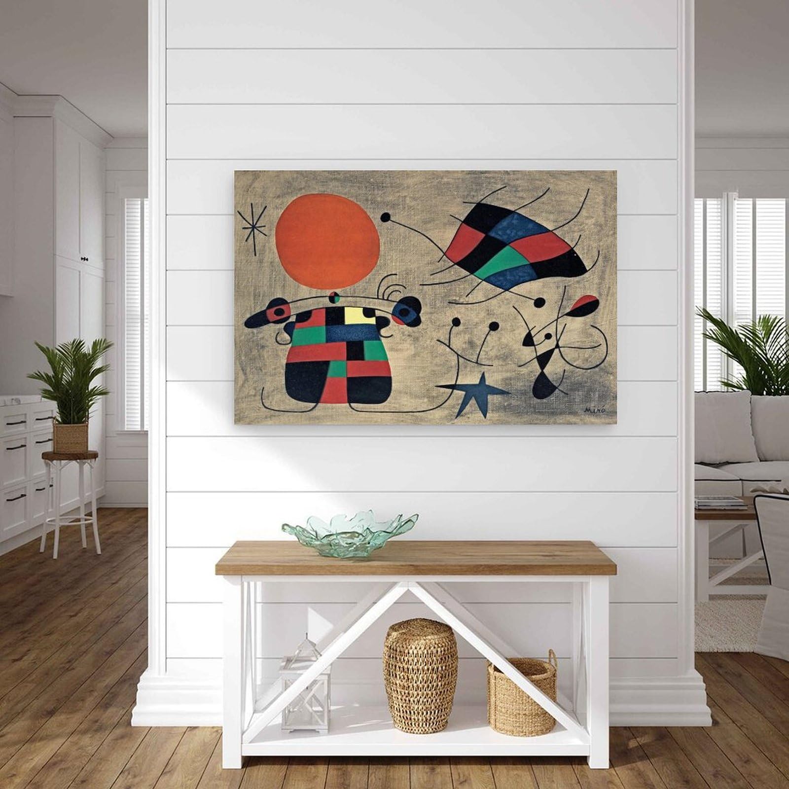 Amazon.co.jp: ジョアン・ミロJoan Miro絵画作品（燃えるような