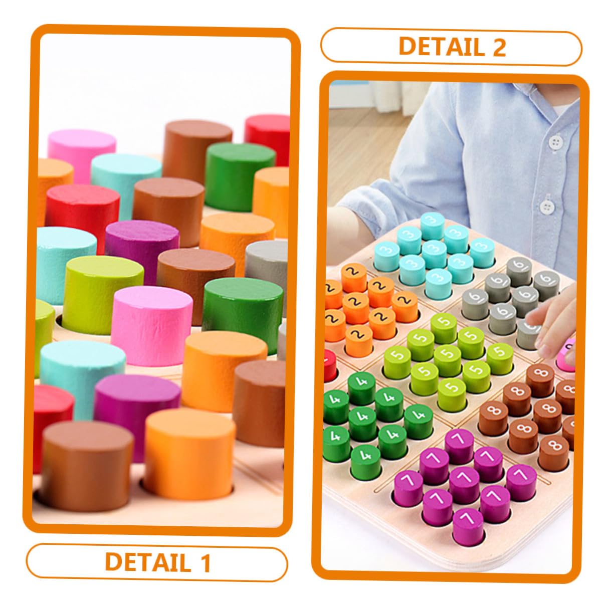 Milisten Juego de Sudoku Educativo para Niños y Niñas, Material Sintético, Desarrolla Habilidades Lógicas, Adecuado para Familias y Grupos, Set de 1 Unidad