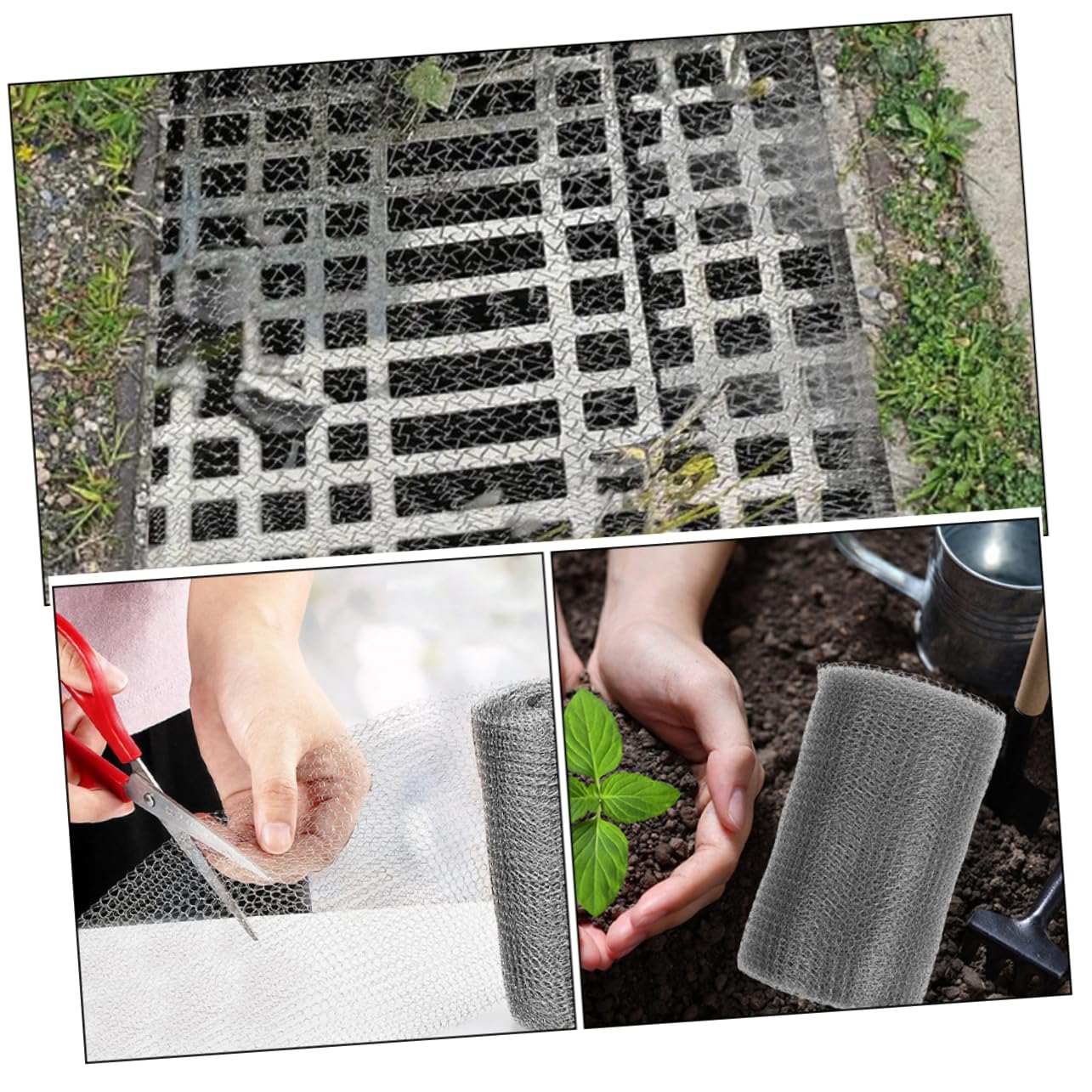 MAGICLULU 304 Stainless Steel Wire Mesh Fabric 5 x 100 Flexible Stretchy Hardware Cloth for Garden DIY Insect Screen Mouse Hole Filler Cabinet Door Vent Mesh