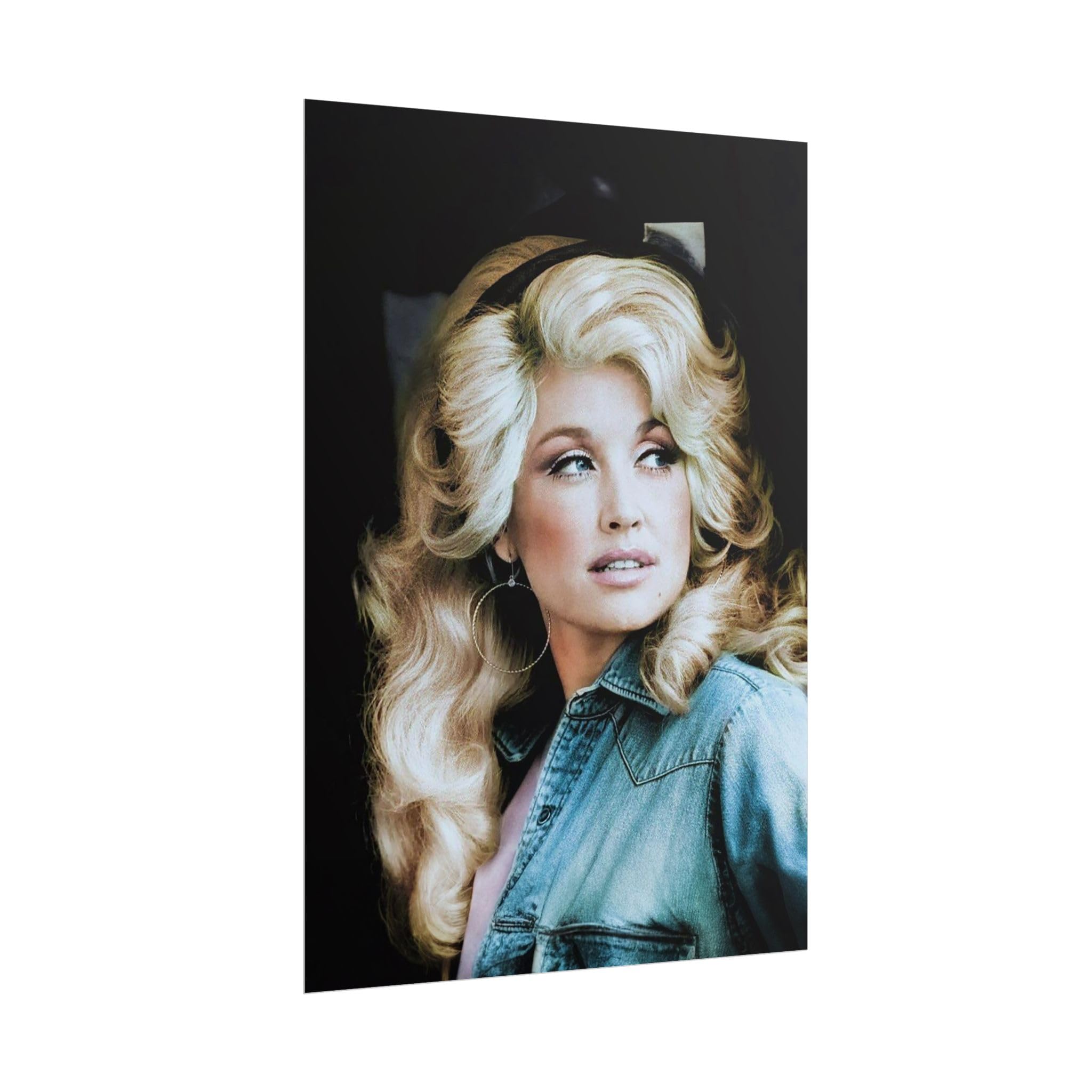 Poster retrò iconico della musica country cantante Dolly Photography Y-283